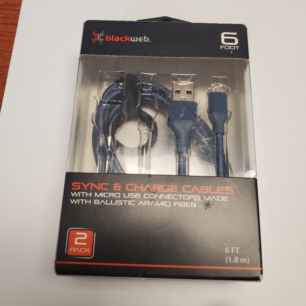 Blackweb Sync And Charge Cables